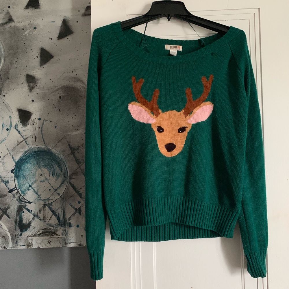 Winter deer sweater